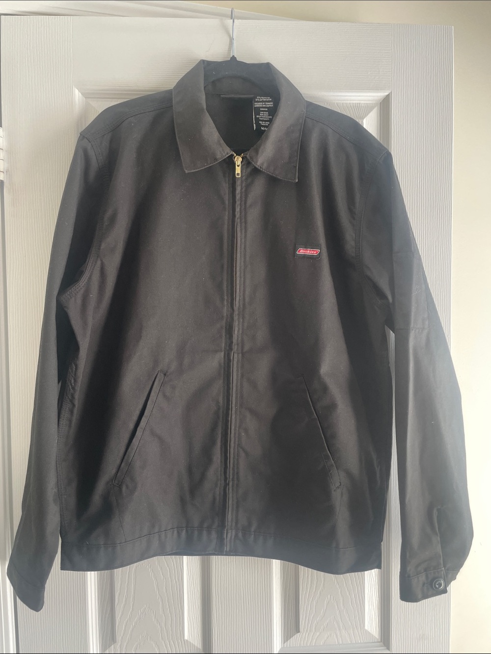 Vintage Dickies Black Zip-Front Jacket